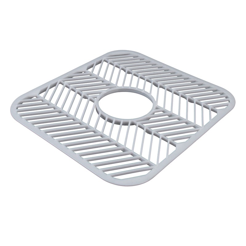 Kitchen Details Plastic Sink Mat | Sink Grid | Protects Sink and Dishware | 12"x 11"x 0.4 | in White or Grey - Image 5